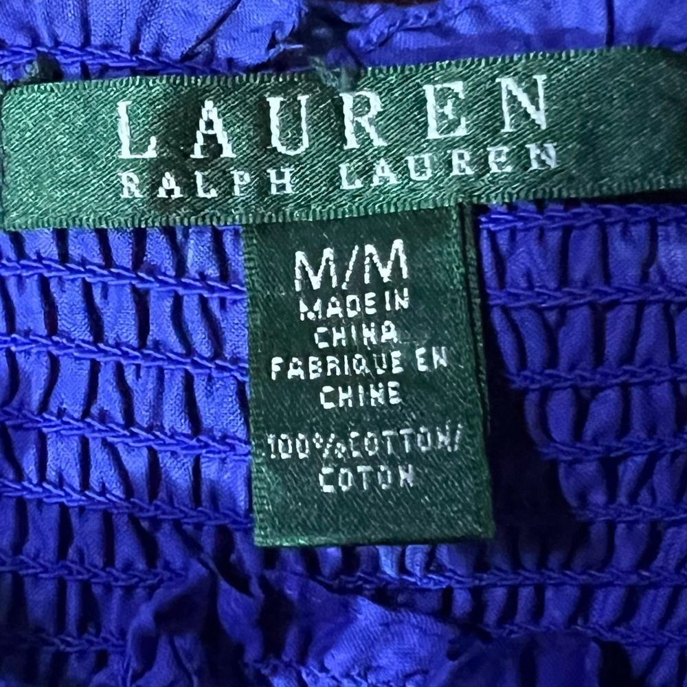 Lauren Ralph Lauren Maxi Dress, Size Medium, tiered w/ adjustable straps. - Picture 7 of 8